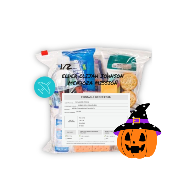 Halloween Shipment - October 6th (Deadline to get us packages: Saturday, September 26th)