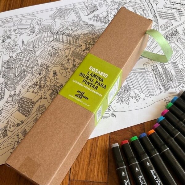 Color Your Mission (Poster + Markers) - Rosario