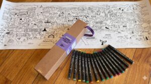 Color Your Mission (Poster + Markers) - Ushuaia