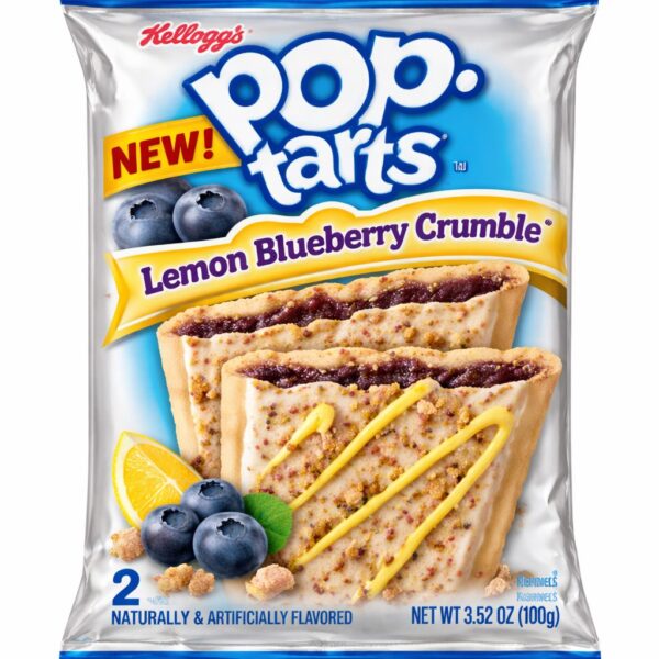 Pop Tarts Lemon Blueberry Crumble