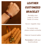 Leather Customized Bracelet