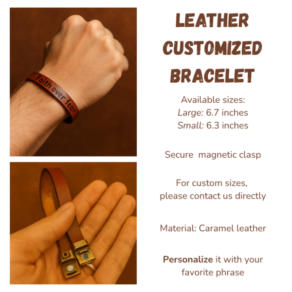 Leather Customized Bracelet