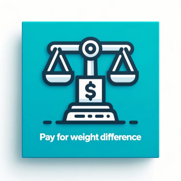 Pay Your Weight Difference / Add Pounds From Store