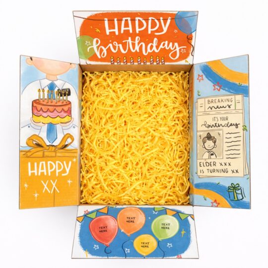 Birthday (Elder) - Custom Care Package Box Design