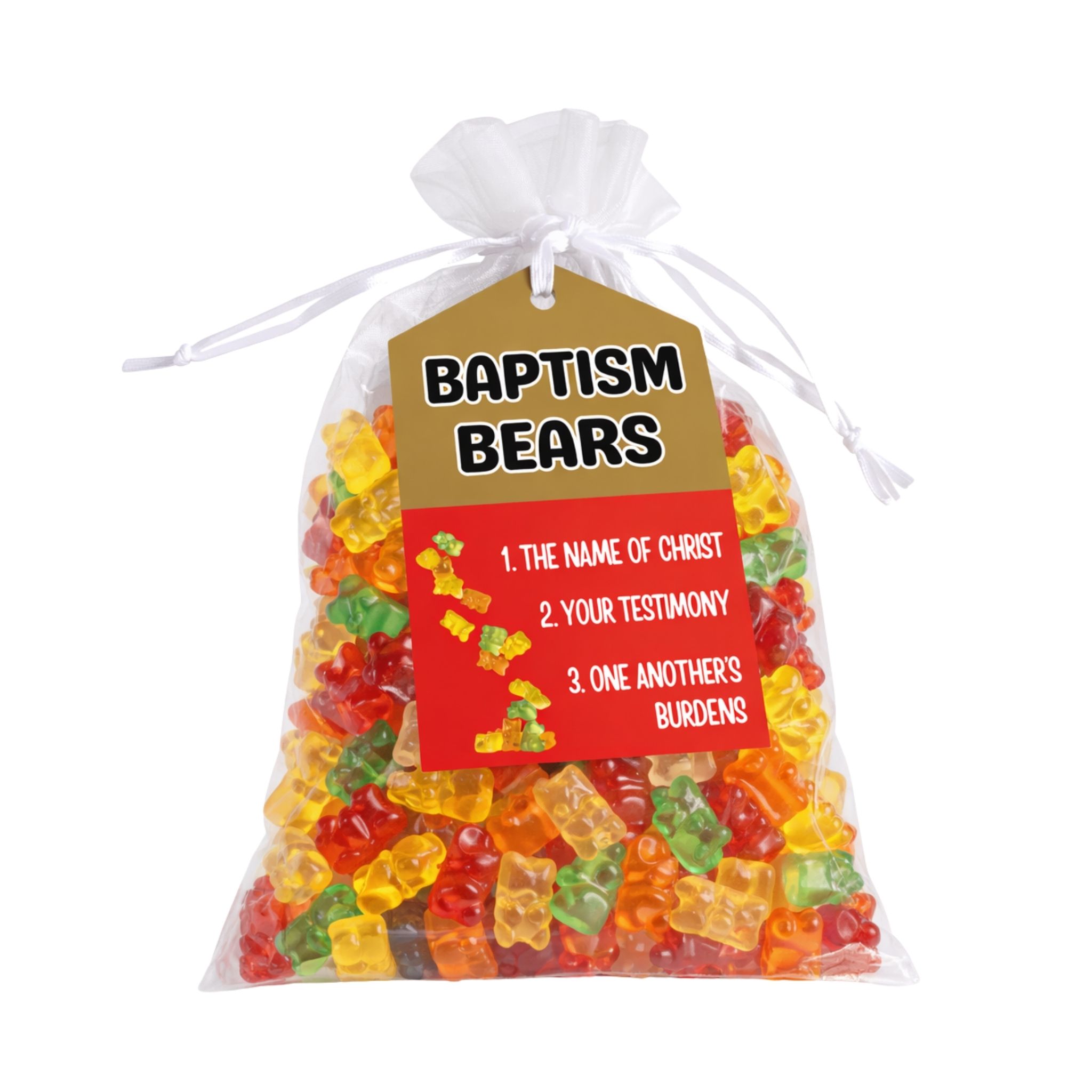 Gummy Bears Gift Bag (100g) - Baptism