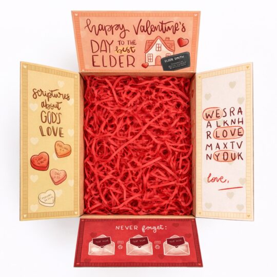 Valentine's Day (Elder) - Custom Care Package Box Design