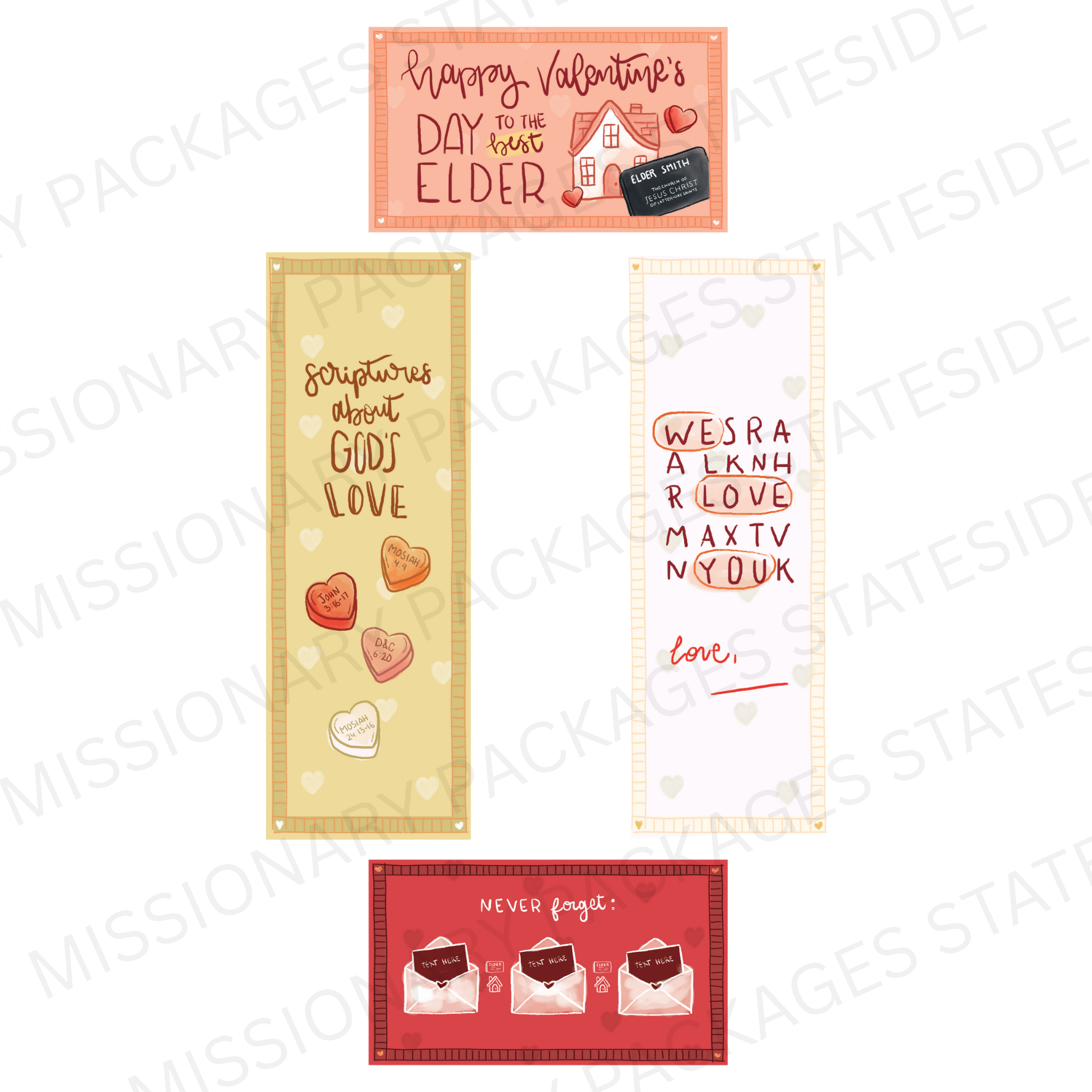 Valentine's Day (Elder) - Custom Care Package Box Design - Image 2