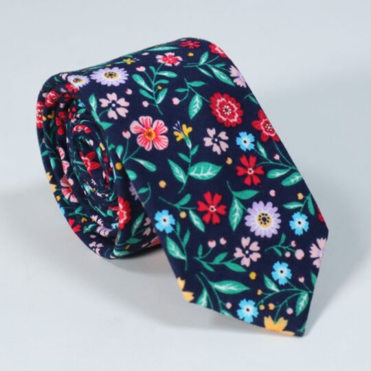 Multicolor Floral Tie